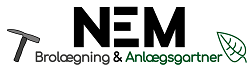 NEM Brolægning & Anlægsgartner Logo